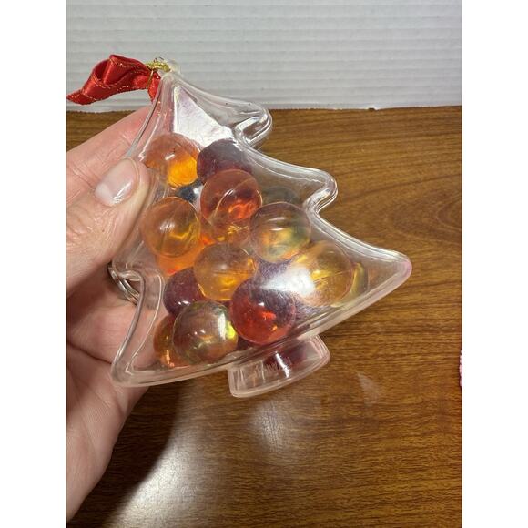 Vintage DuCair Bath Oil Drop Beads Rare In Christmas Tree Plastic Case New - Picture 4 of 7